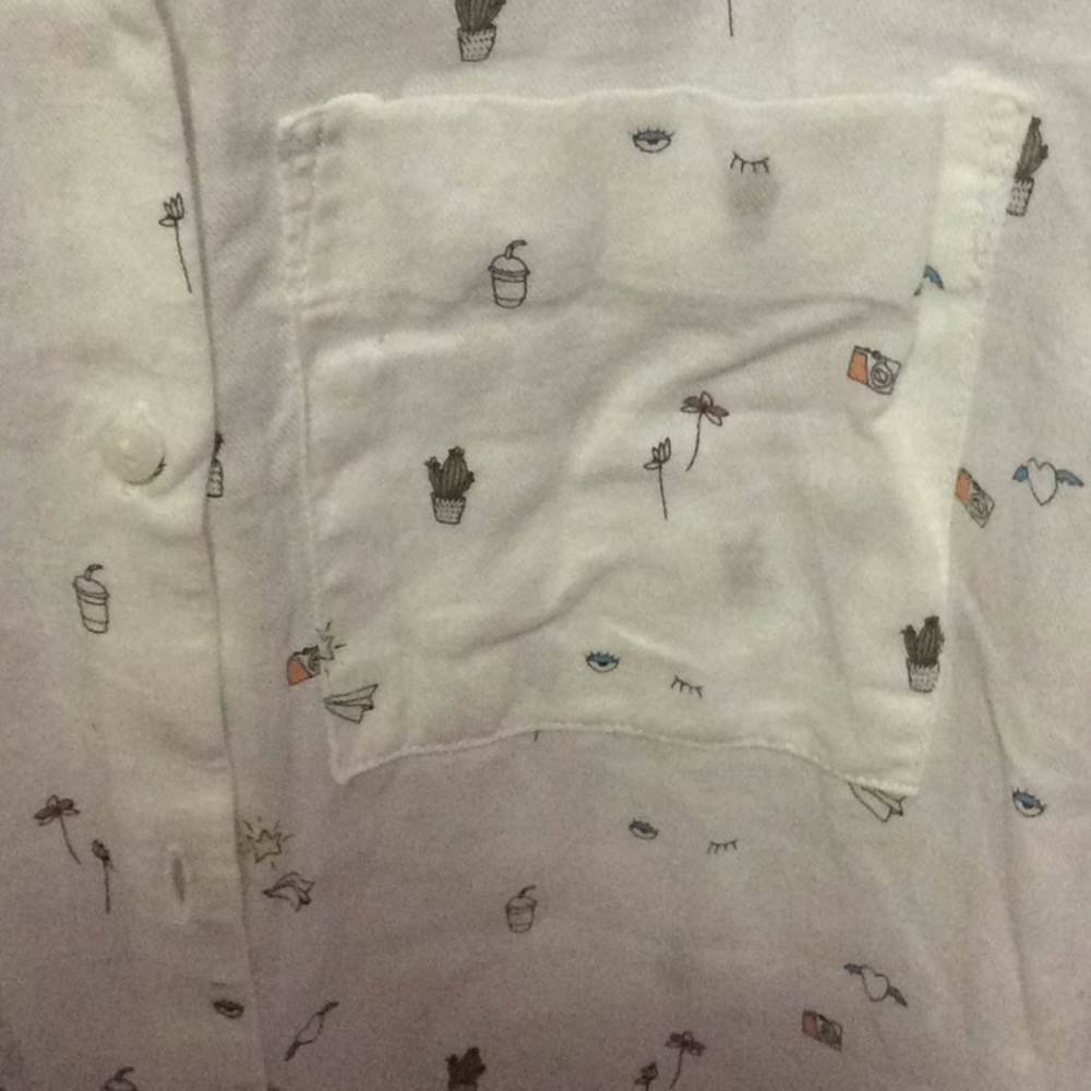 Patterned Button up - Picture 2 of 2